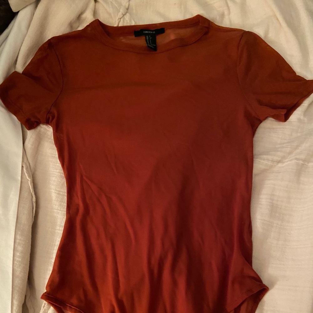 Forever 21 mesh body suit